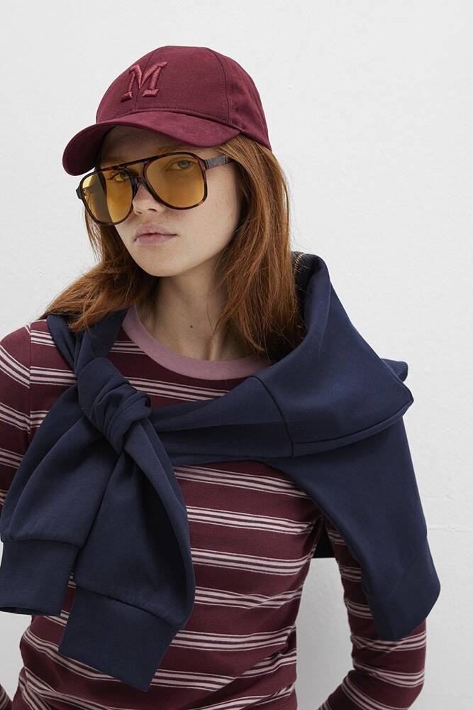Kadın Kep 1912255-82051 Bordo 
