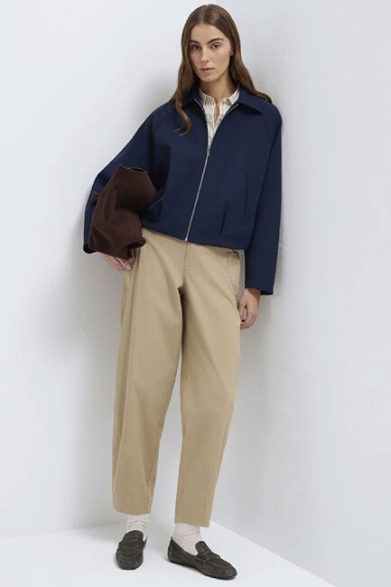 Kadın Kısa Ceket 1110820-82318 Lacivert (2)