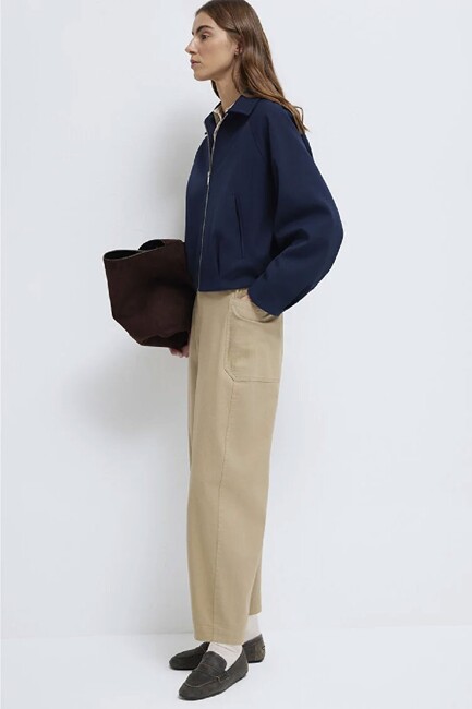 Kadın Kısa Ceket 1110820-82318 Lacivert (3)