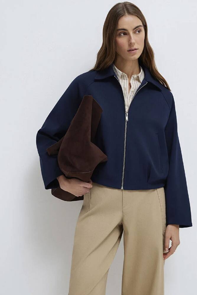 Kadın Kısa Ceket 1110820-82318 Lacivert 