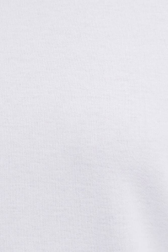 Kadın Kısa Kollu Basic Penye 1612916-620 Beyaz 