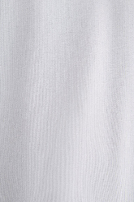 Kadın Kısa Kollu Basic Penye 1612916-89201 Mavi - Thumbnail