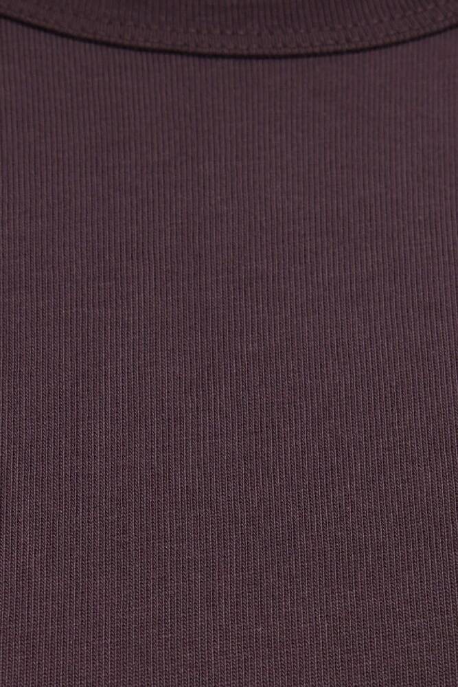 Kadın Kısa Kollu Basic Penye 1614067-70223 Bordo 