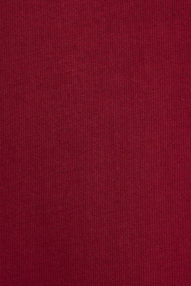 Kadın Kısa Kollu Basic Tişört 1600965-70391 Bordo 