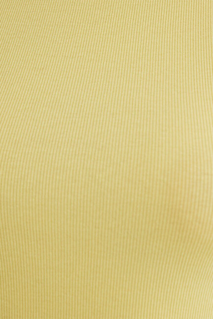 Kadın Kısa Kollu Basic Tişört 1613081-71285 Sarı - Thumbnail