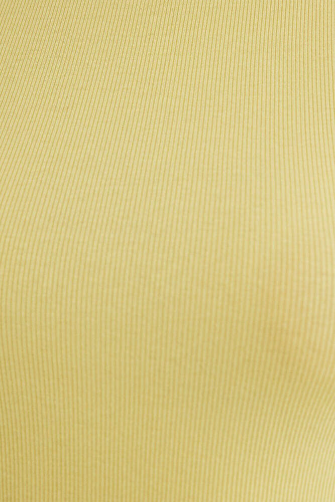 Kadın Kısa Kollu Basic Tişört 1613081-71285 Sarı 