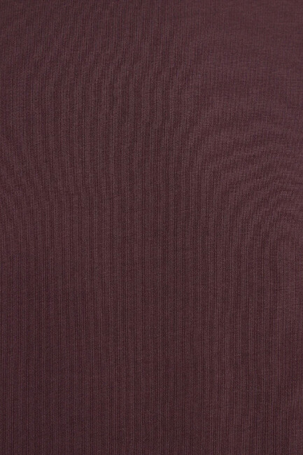 Kadın Kısa Kollu Basic Tişört 1613788-70223 Bordo - Thumbnail