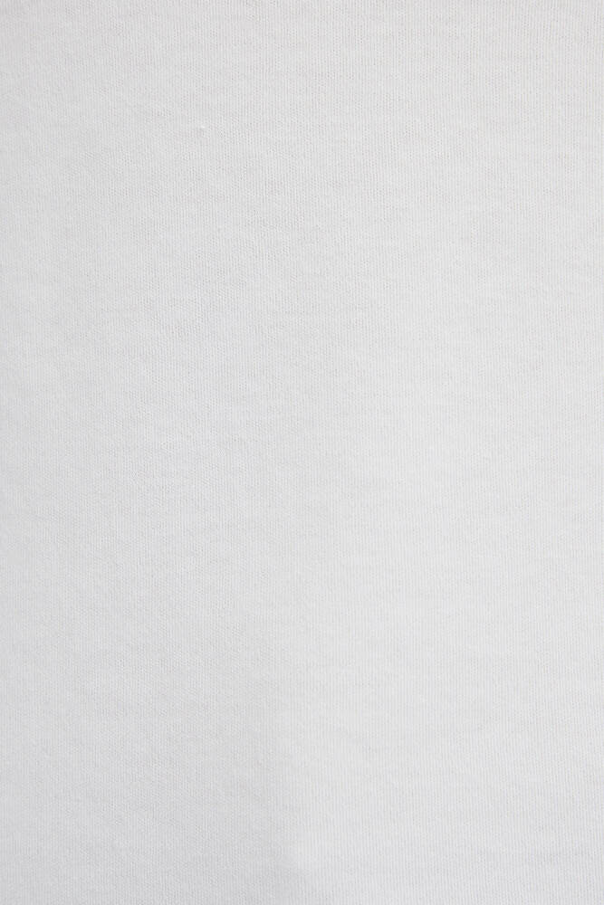 Kadın Kısa Kollu Basic Tişört 1614181-70057 Ekru 