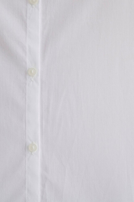 Kadın Kısa Kollu Gömlek 1211092-620 Beyaz - Thumbnail