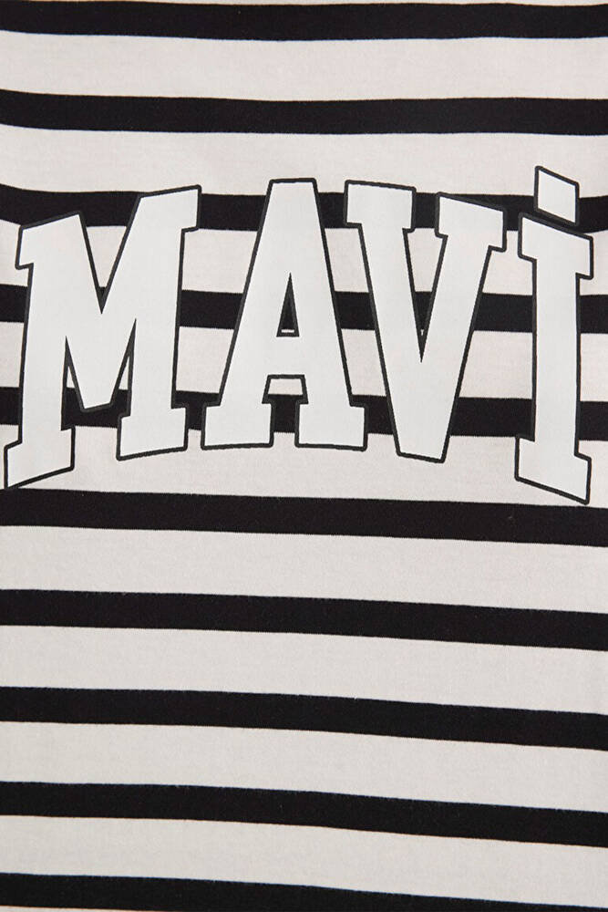 Kadın Kısa Kollu Logo Tişört 1611360-84041 Siyah 