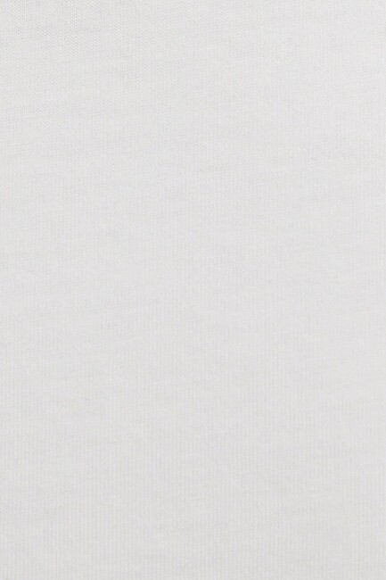 Kadın Kısa Kollu Modelli Penye 1613970-70057 Ekru - Thumbnail