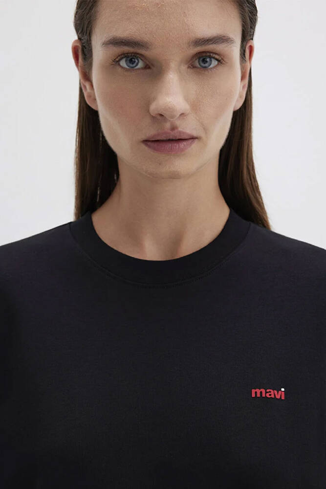 Kadın Kısa Kollu Tişört 1612122-900 Siyah 