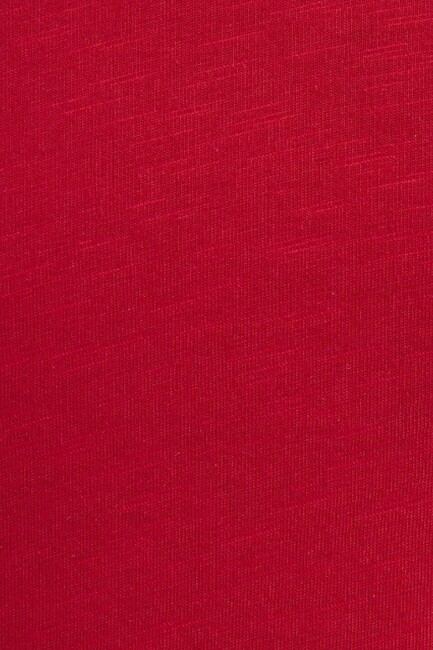 Kadın Kısa Kollu Tişört 1614178-86417 Kırmızı - Thumbnail