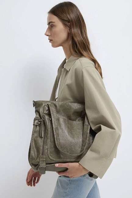 Kadın Kol Çantası 1911663-28833 Haki (1)