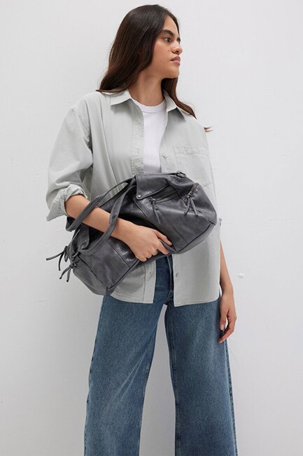 Kadın Kol Çantası 1912134-24674 Gri (1)