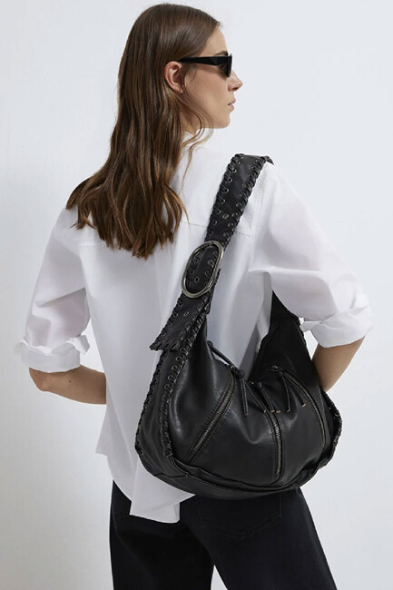 Kadın Kol Çantası 1913830-900 Siyah (1)