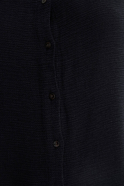 Kadın Kolsuz Gömlek 1210710-900 Siyah - Thumbnail