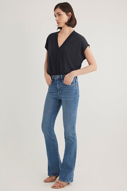 Kadın Kolsuz Penye Üst 1612250-900 Siyah (2)