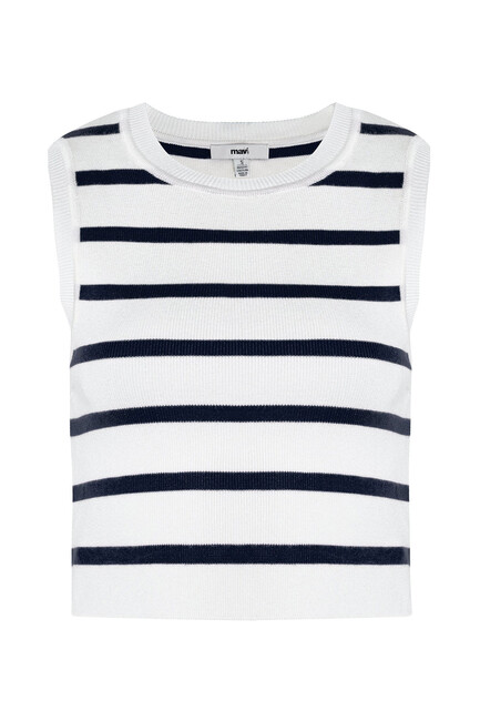 Kadın Kolsuz Triko 1710672-86625 Lacivert - Thumbnail