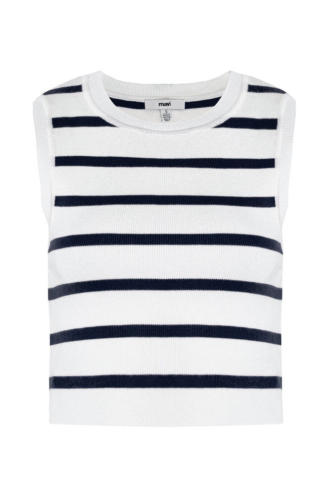 Kadın Kolsuz Triko 1710672-86625 Lacivert 