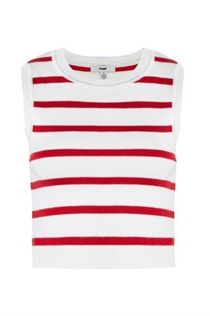 Kadın Kolsuz Triko 1710672-88044 Kırmızı - Thumbnail