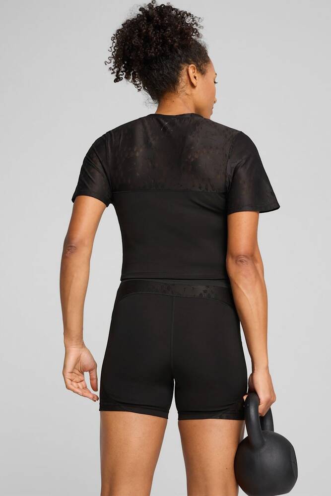 Kadın Lace Top Tişört 526776-01 Siyah 