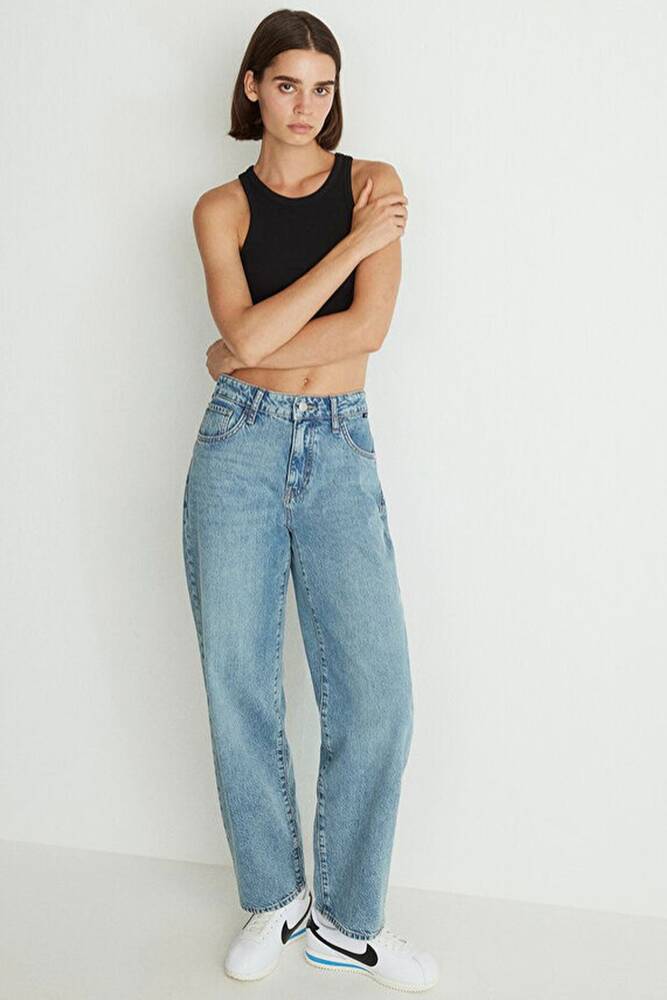 Kadın Leila Jean Pantolon 1010600-87776 Mavi 