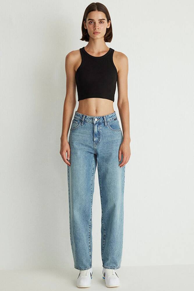 Kadın Leila Jean Pantolon 1010600-87776 Mavi 