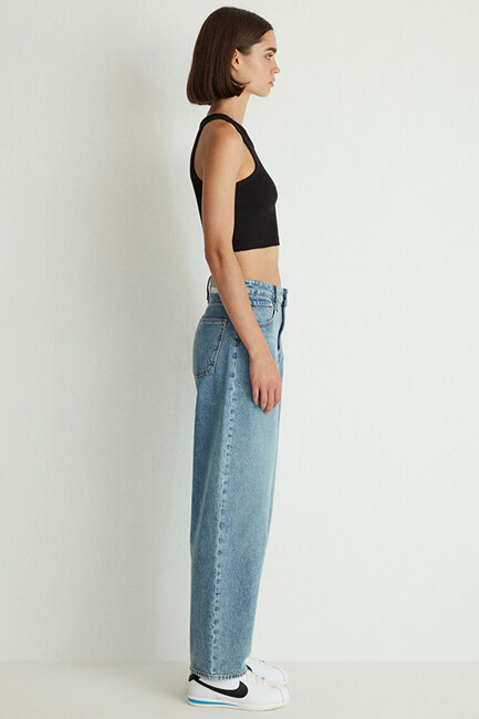 Kadın Leila Jean Pantolon 1010600-87776 Mavi - Thumbnail