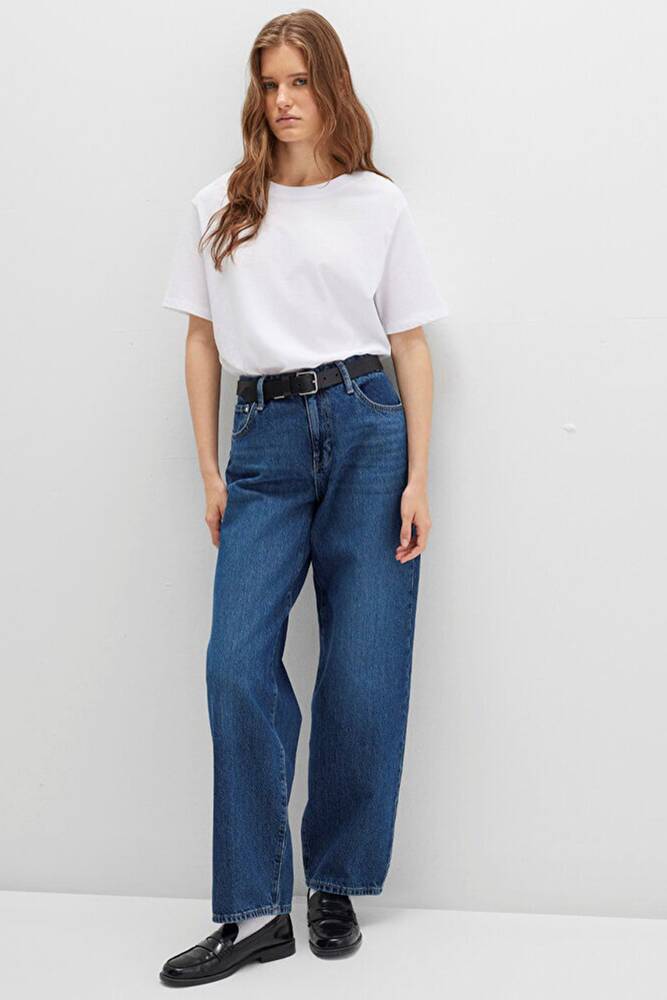 Kadın Leıla Jean Pantolon 1010600-90997 Ekru 