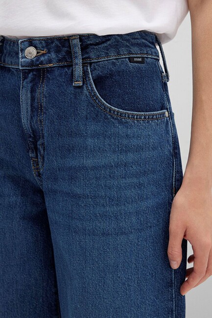 Kadın Leıla Jean Pantolon 1010600-90997 Ekru - Thumbnail