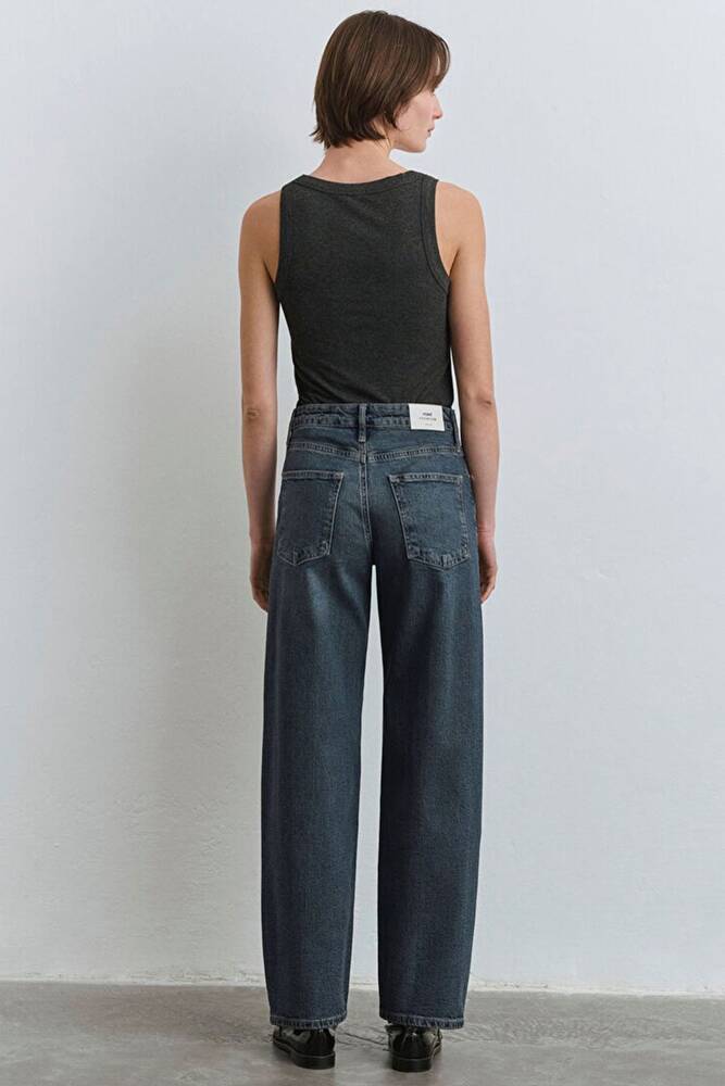 Kadın Leila Mavi Premium Jean Pantolon 1010600-89936 Lacivert 