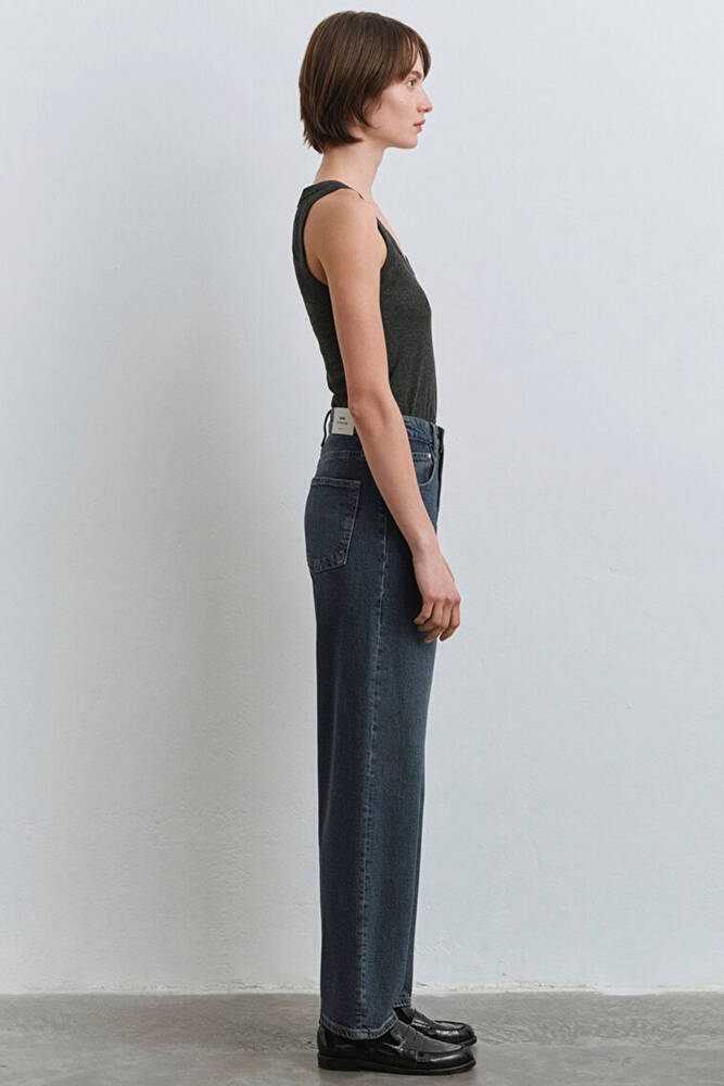 Kadın Leila Mavi Premium Jean Pantolon 1010600-89936 Lacivert 