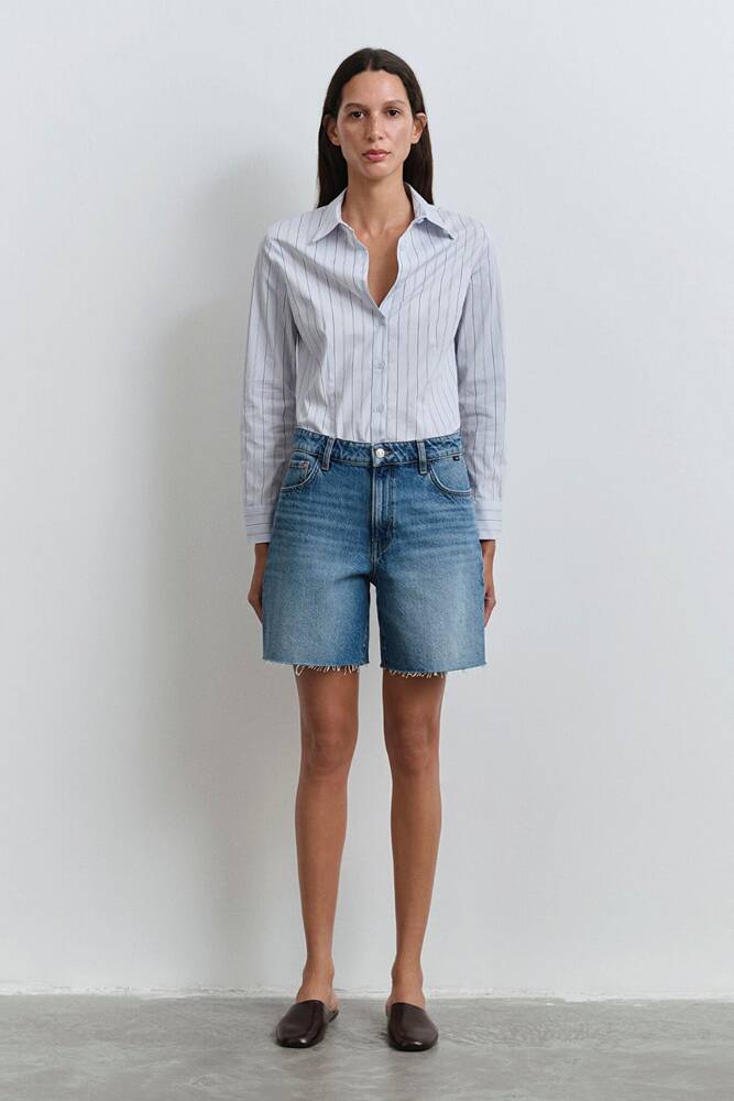 Kadın Lıdıa Denim Şort 1410145-89744 Mavi 