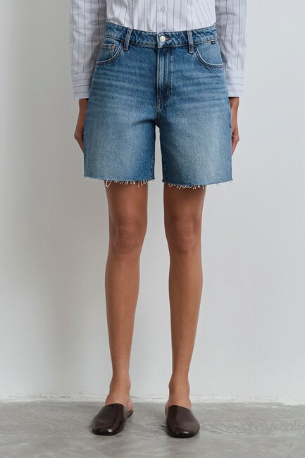 Kadın Lıdıa Denim Şort 1410145-89744 Mavi (2)
