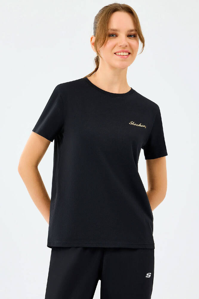 Kadın Light Fabric Tişört S2520239-3817 Siyah 