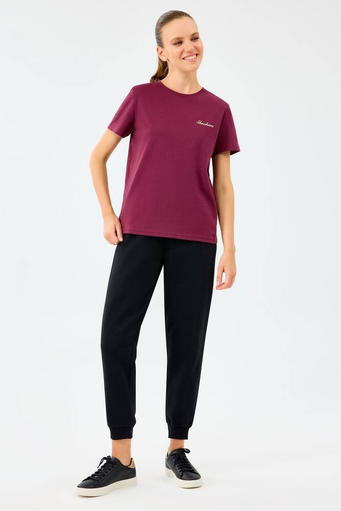 Kadın Light Fabric Tişört S2520239-3877 Bordo 