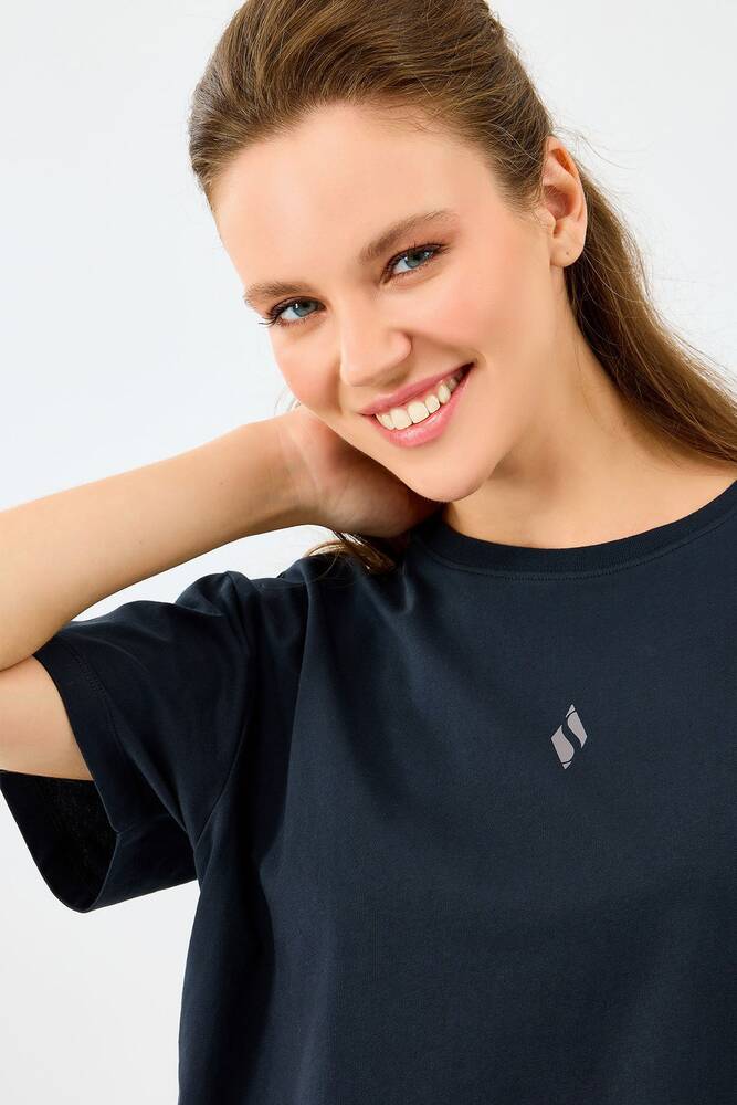 Kadın Light Fabric Tişört S2520257-3817 Siyah 