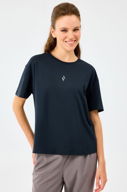 Kadın Light Fabric Tişört S2520257-3817 Siyah