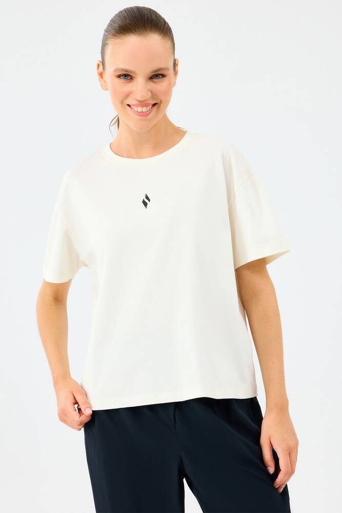 Kadın Light Fabric Tişört S2520257-3855 Beyaz 