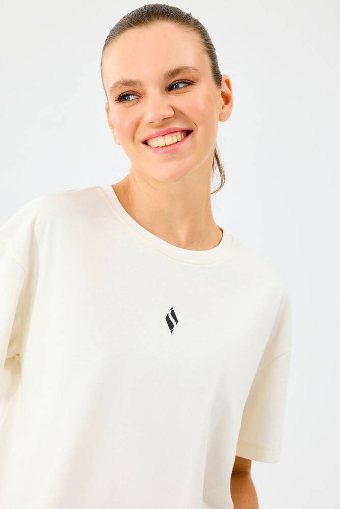 Kadın Light Fabric Tişört S2520257-3855 Beyaz 