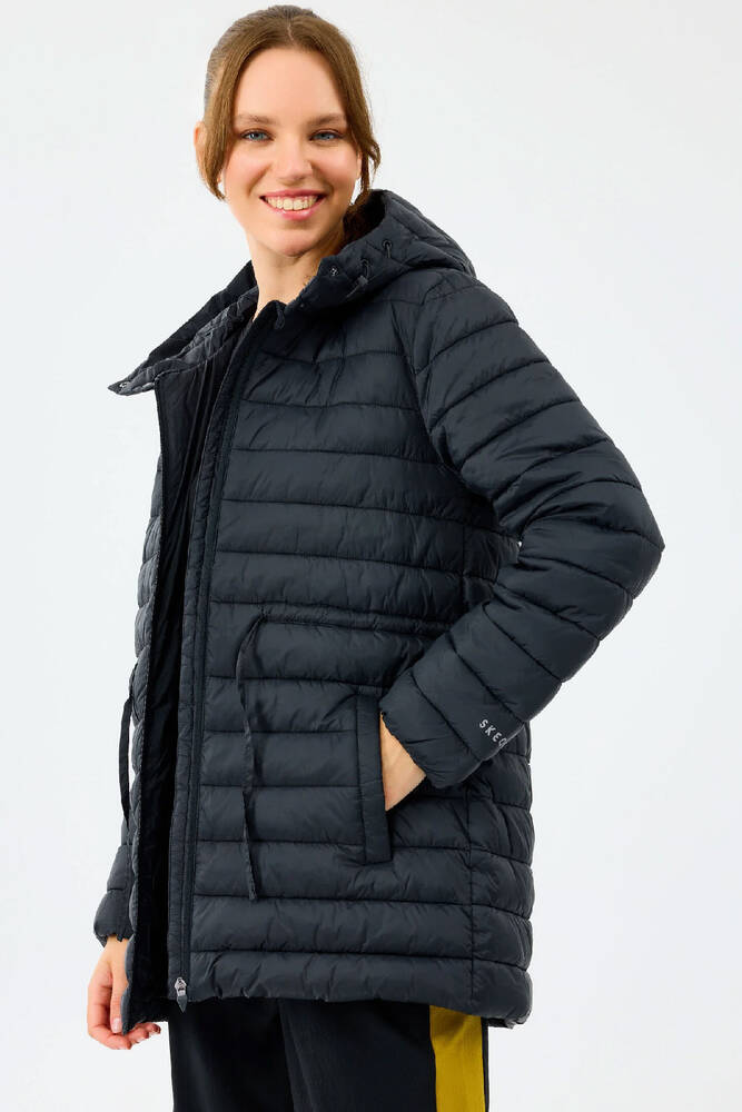 Kadın Light Weight Quilted Ceket S2520206-3817 Siyah 