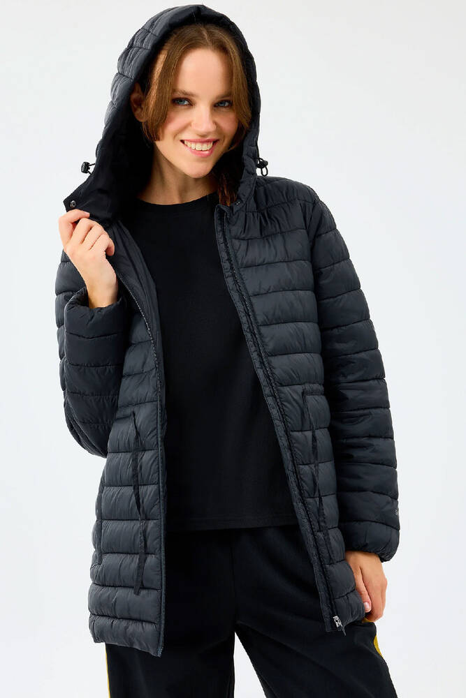 Kadın Light Weight Quilted Ceket S2520206-3817 Siyah 
