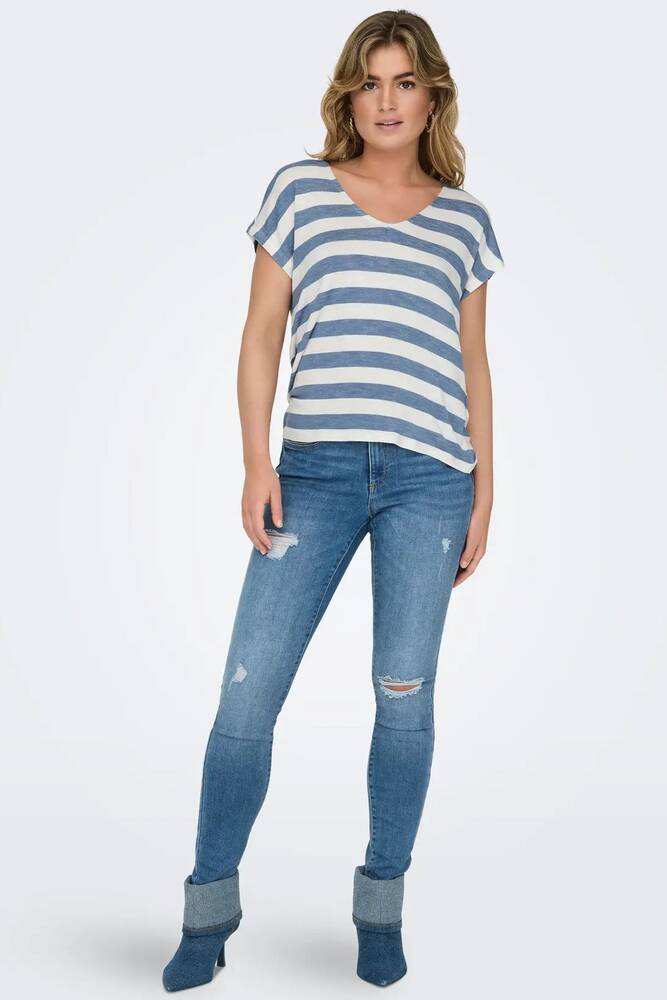 Kadın Lıra Bluz 15252103 Mavi 