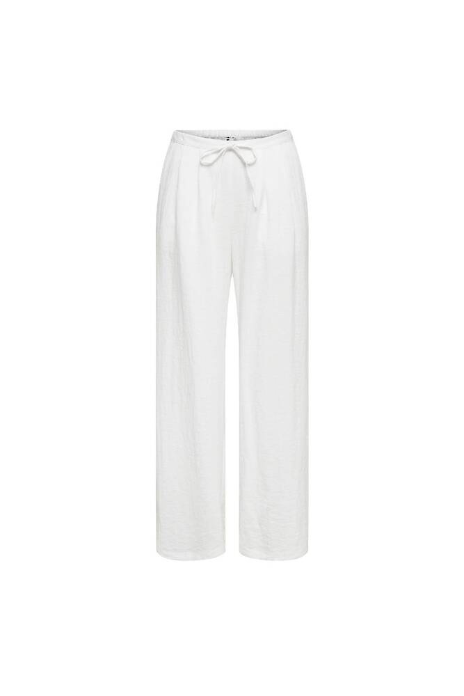 Kadın Lıta Linen Pantolon 15370273 Beyaz 