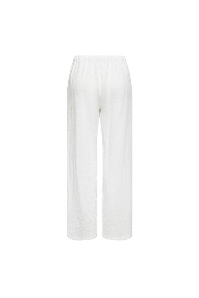 Kadın Lıta Linen Pantolon 15370273 Beyaz 