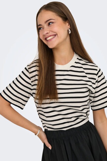 Kadın Lıvına Tişört 15272227 Siyah - Thumbnail