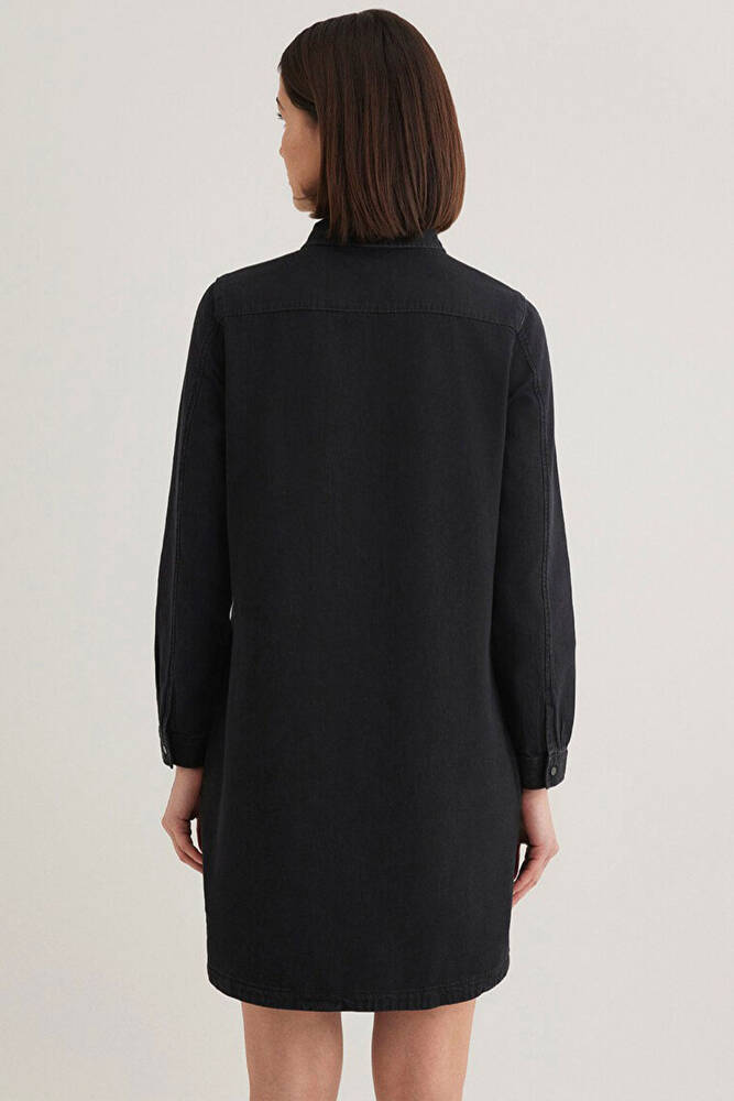 Kadın Liz Denim Elbise 130656-34926 Gri 