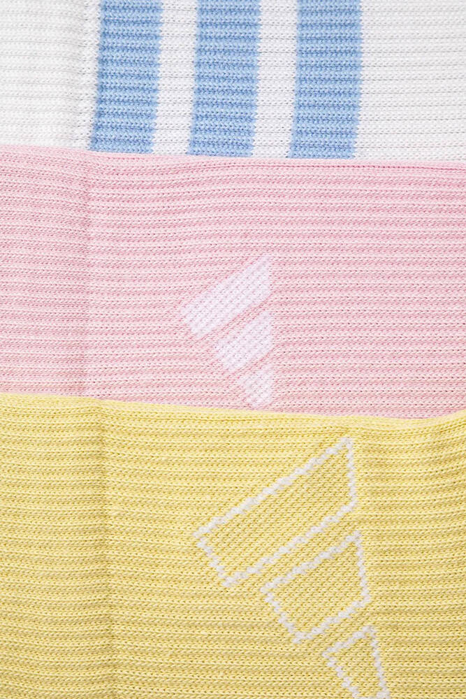 Kadın Logo 3P Çorap JN6532 Beyaz 