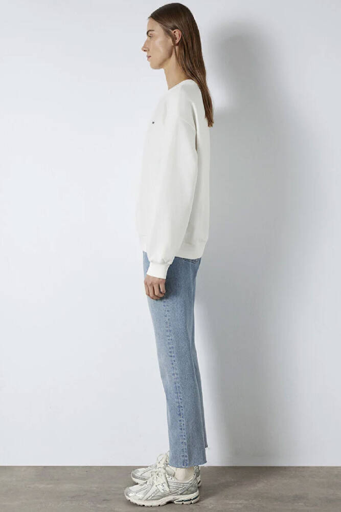 Kadın Logo Baskılı Sweat 1S10366-70057 Beyaz 